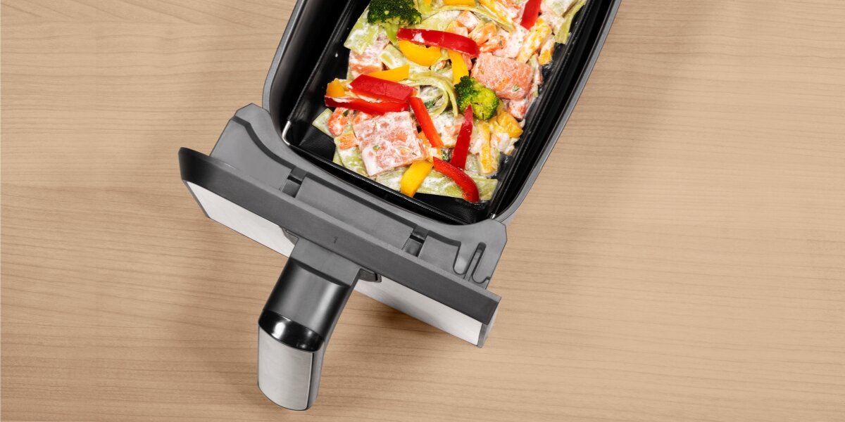 Kosz do Air Fryer XAVAX 111454 12.5 x 20 cm Czarny Czystość w frytkownicy