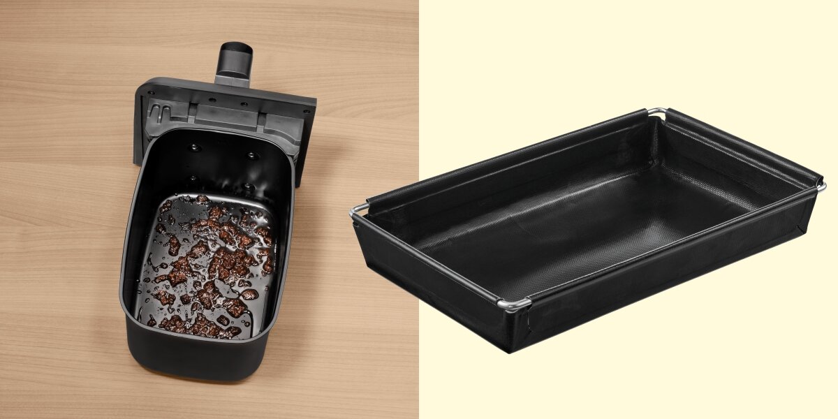 Kosz do Air Fryer XAVAX 111454 12.5 x 20 cm Czarny Pieczenie bez bałaganu