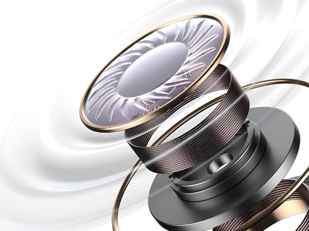 Słuchawki dokanałowe USAMS IF27 TWS dynamiczny przetwornik 13 mm czyste brzmienie głęboki bas silikonowe końcówki