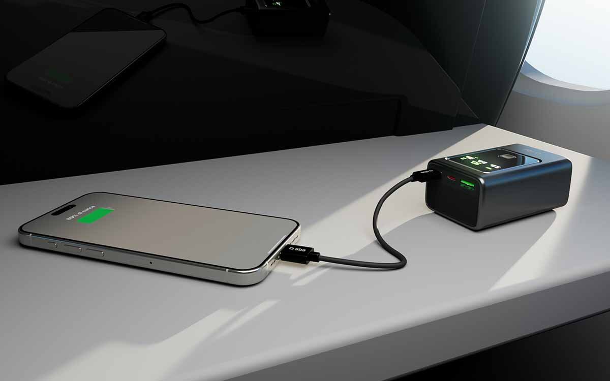 Powerbank SBS Evolved LCD 10000mAh PD 35W  