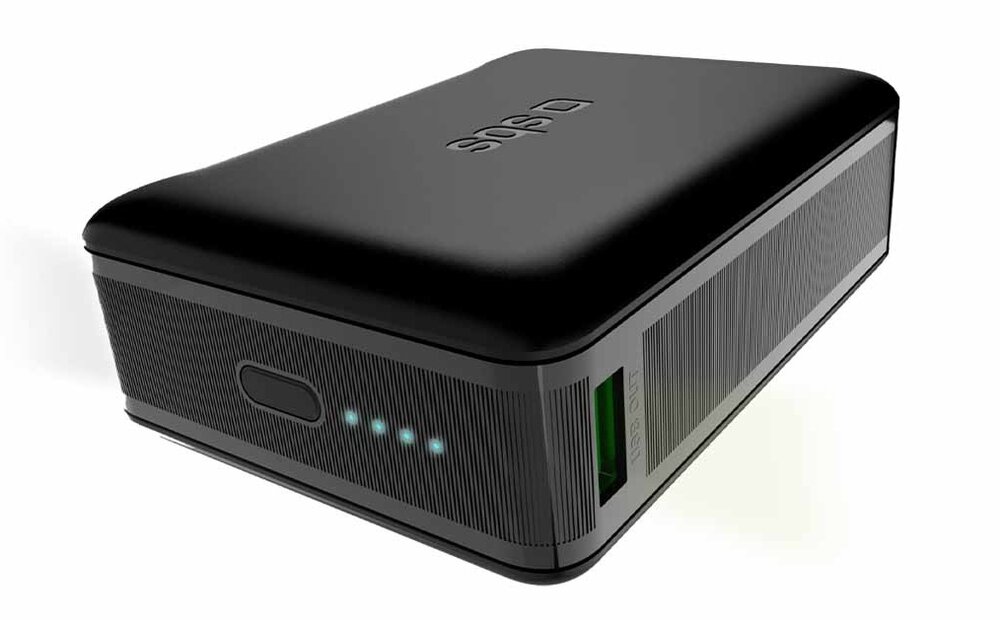 Powerbank SBS TEBB20000HDPD65K 20000 mAh Power bank o pojemności 20 000 mAh i wyjściu USB-C 65W do wielu urządzeń. USB-C 65 W