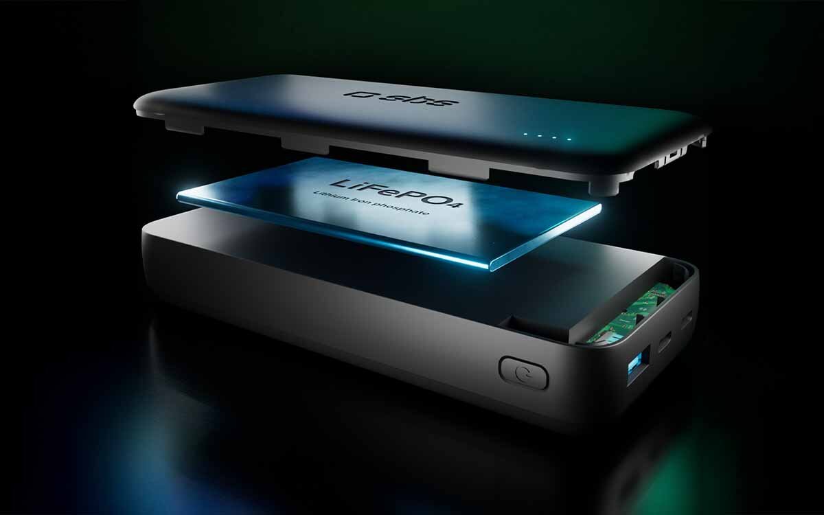 Powerbank SBS Infinity 20000 mAh 10W Powerbank LiFePO4 zapewnia długotrwałą wydajność.