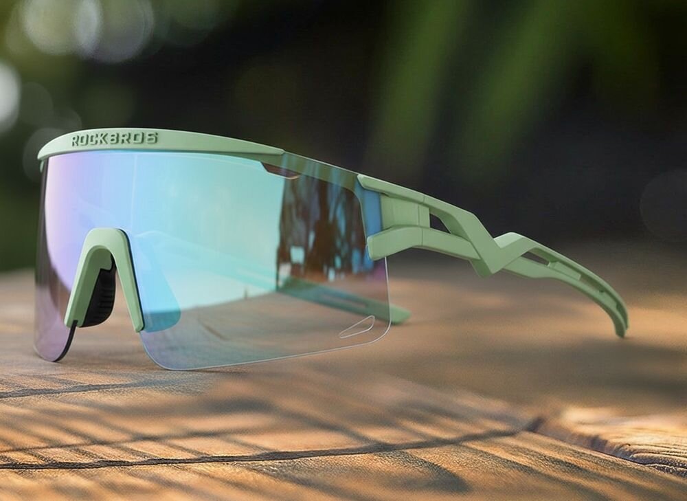 Okulary rowerowe ROCKBROS 8386824303599 Przezroczysto-czarny, TR90, lekkość, wytrzymałość, komfort, Detal oprawki okularów