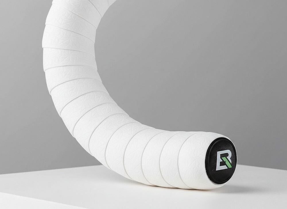 Owijka ROCKBROS 8386824307566 Biały, biały, design, styl, wykończenie, owijka nawinięta na kierownicę roweru.