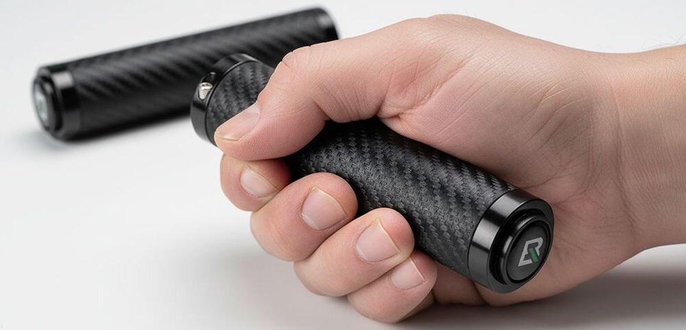 Chwyty do kierownicy ROCKBROS 8386824307757 Czarny, Ergonomia, PU, komfort, dopasowanie, Dłoń zaciskająca się na ergonomicznym uchwycie.