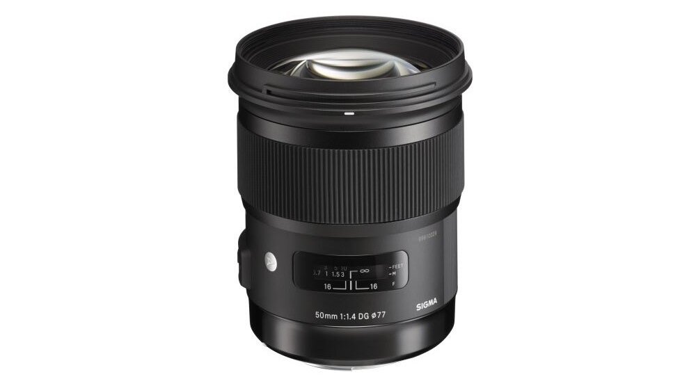 Obiektyw SIGMA A 50-1.4 A DG HSM ogniskowa przysłona ostrość optyka soczewki powłoki regulacja montaż bagnet aparat zdjęcia opis cechy
