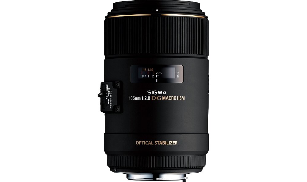 Obiektyw SIGMA AF 105-2.8 Macro EX DG OS HSM ogniskowa AF mocowanie przysłona zdjęcia