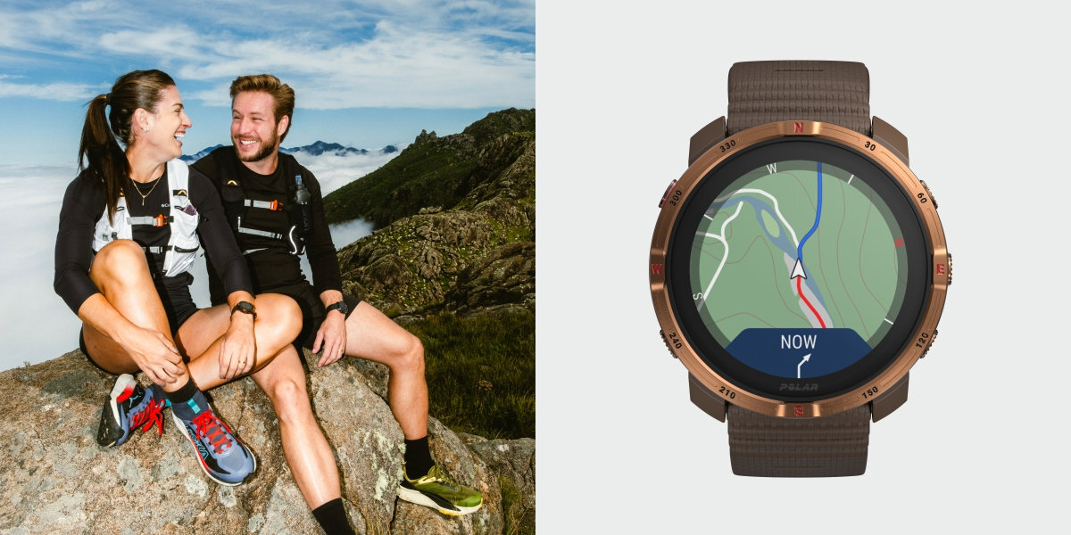 POLAR Grit X2 Kolorowe mapy offline - mapy na zegarku