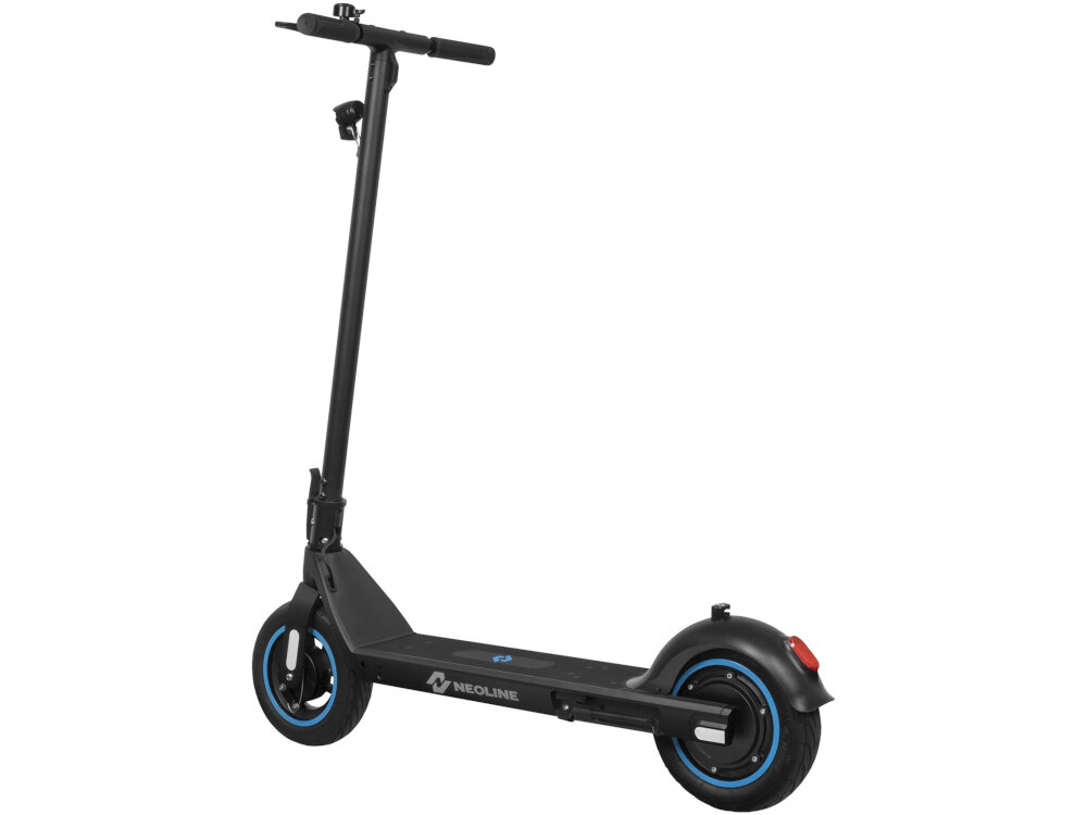 Hulajnoga elektryczna NEOLINE T26 Czarny sygnal dzwiekowy dzwonek tempomat ustawienie i utrzymanie stalej predkosci pojazdu zwiekszenie bezpieczenstwa na drodze oszczednosc energii