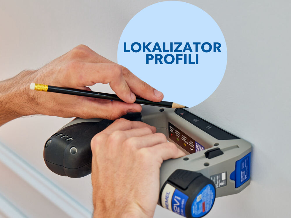 Wiertarko-wkrętarka DREMEL Blueprint DD12V-S1 Dremel Blueprint 12V detektor profili 15,8 mm lokalizacja profili montaż bez uszkodzeń