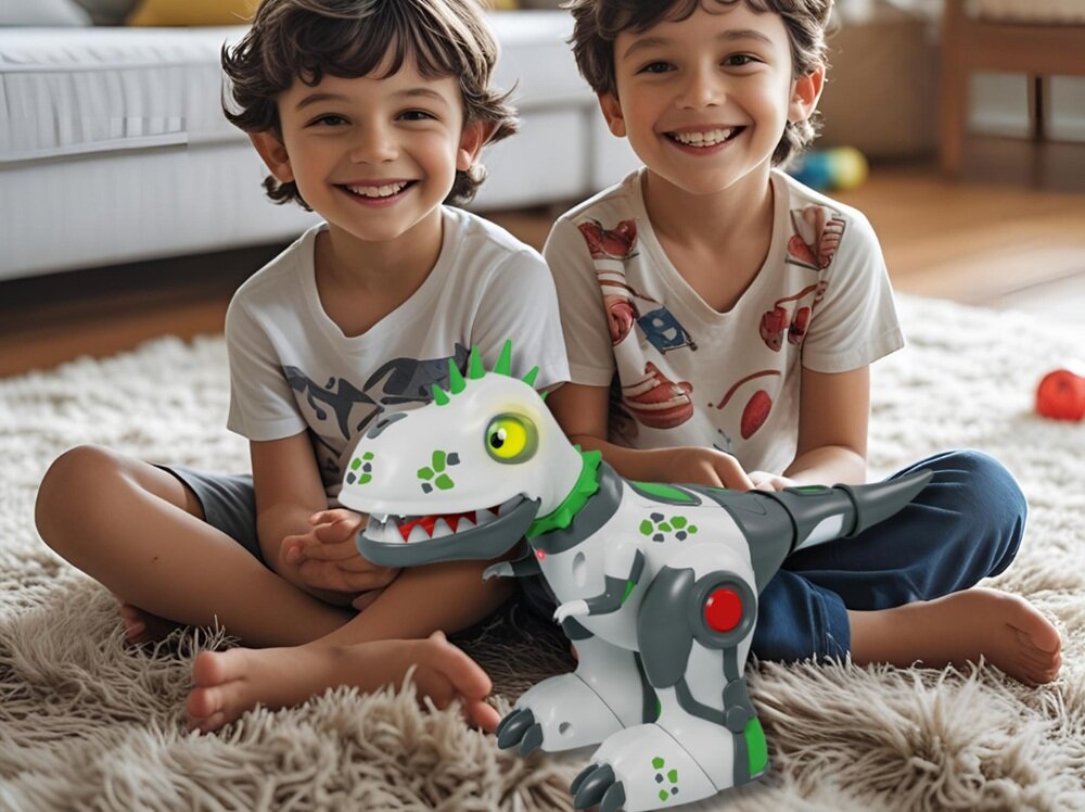 Zabawka interaktywna XTREM BOTS Crazy Pets Dinobot XT3803235 kv początek opisu