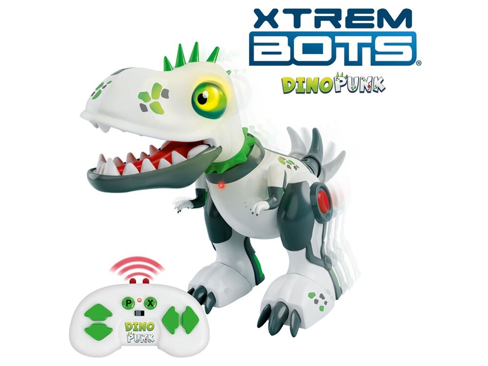 Zabawka interaktywna XTREM BOTS Crazy Pets Dinobot XT3803235 logika, kreatywne myślenie