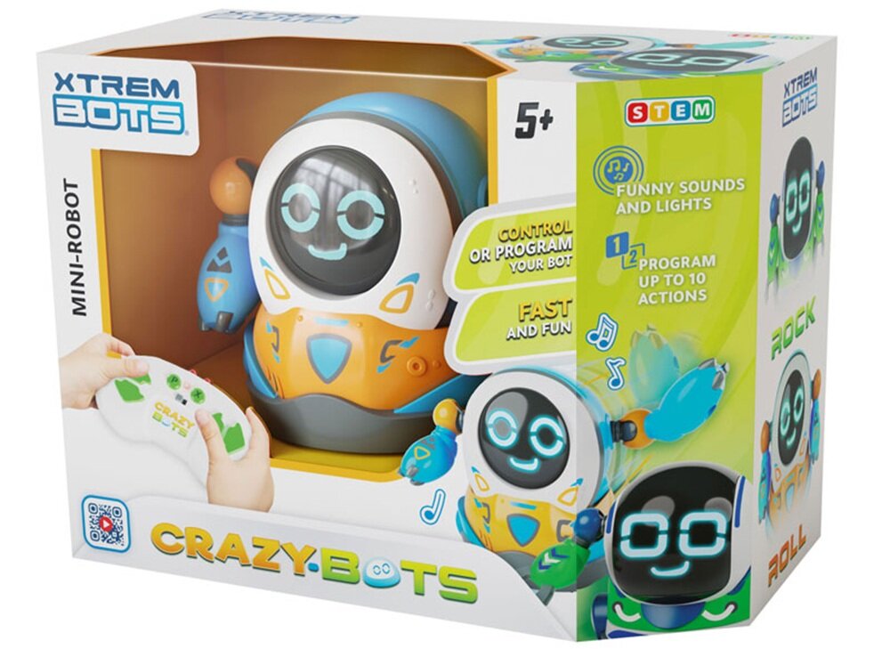 Crazy Bots Roll Mini Robot prezent, niespodzianka, logiczne myślenie