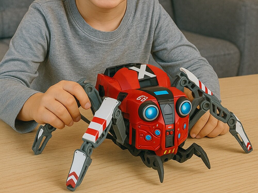 Zabawka interaktywna XTREM BOTS Spider Bot XT3803253 inspiracja, zabawa, logiczne myślenie