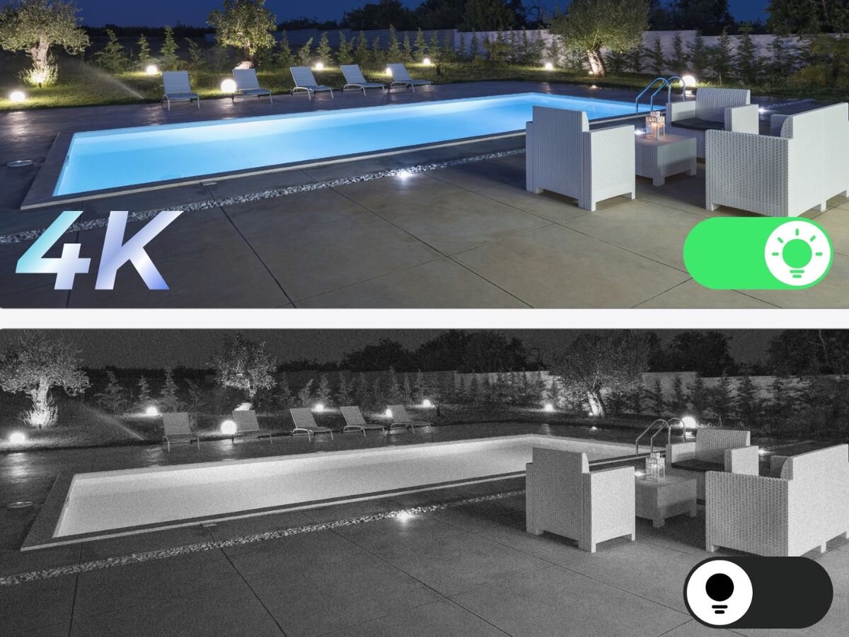 Kamera REOLINK Trackmix Series G770 Zewnętrzna, 4G LTE, P2P, Kamera obrotowa, rejestrowanie, kolorowy, oświetlenie, widoczność, 2 zdjęcia w 1 przedstawiające obraz w podczerwieni i w kolorze nocną porą