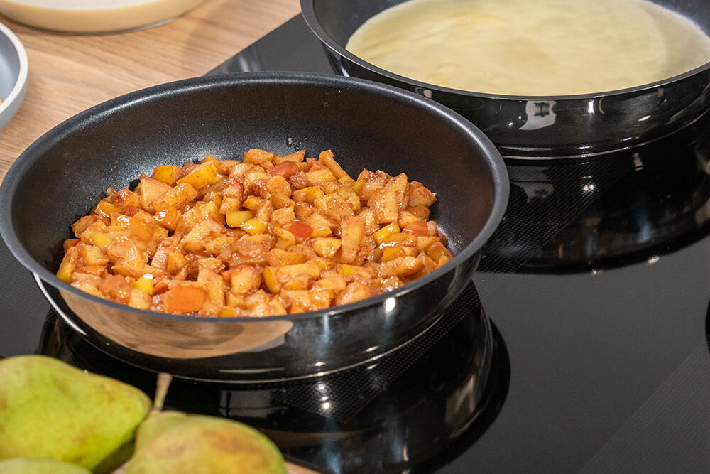 Zestaw patelni GÖTZE & JENSEN FPS950 Smart (4 elementy) kuchenki indukcyjne gazowe ceramiczne elektryczne