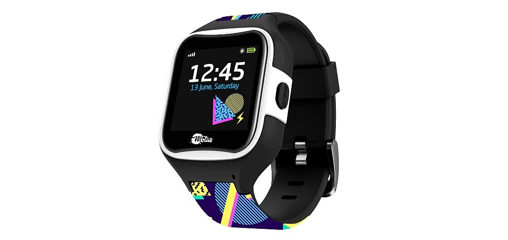 Smartwatch MOTUS Watchy ekran szkło rozdzielczość