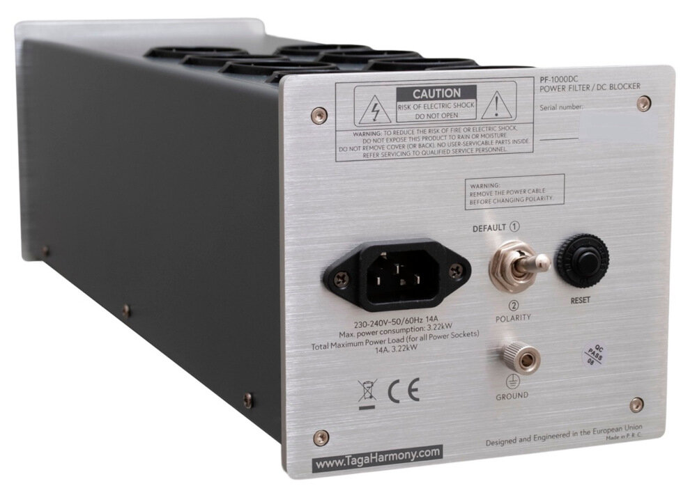 Filtr zasilania TAGA HARMONY PF-1000DC - Bezproblemowe działanie