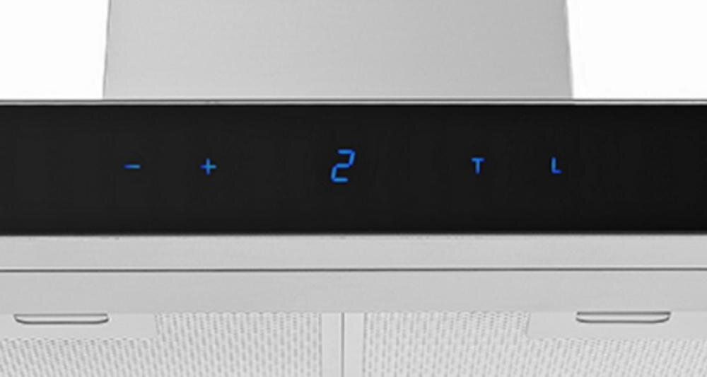 VDB QB 60 okap panel sterowanie dotykowe wyłącznik czasowy