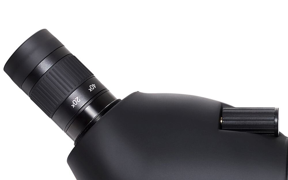 Luneta PRAKTICA 20-60x77  optyka waga konstrukcja ogniskowa zoom przybliżenie dioptria muszle oczne obiektywy soczewki pryzmat powłoka gwint okulary obserwacja przyroda sport powiększenie 