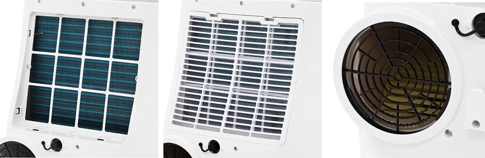 Klimatyzator VOLTENO VO1988 3 funkcje chłodzenia wentylację osuszanie wysoce skuteczny wentylator 3 prędkości nawiewu zakres temperatury