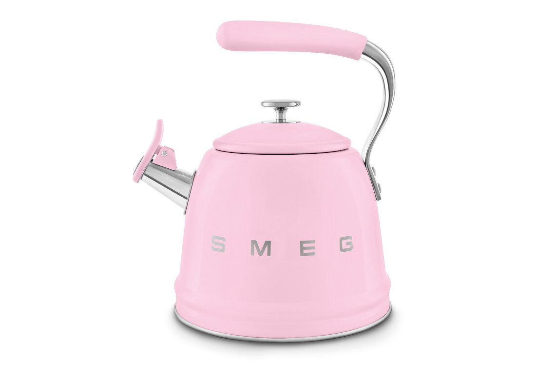 Czajnik SMEG WKF01PK Różowy wygląd prezentacja wizualizacja design Styl i wygoda w kuchni
