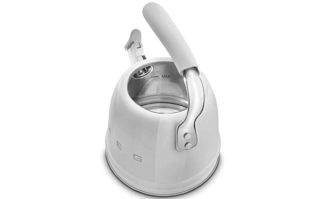 Czajnik SMEG WKF01SS Srebrny Szybkie i wygodne napełnianie Zdejmowana pokrywka