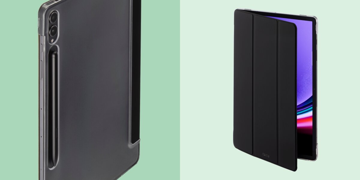 Etui na Galaxy Tab S10 Ultra HAMA Fold Clear Czarny Wygoda na co dzień