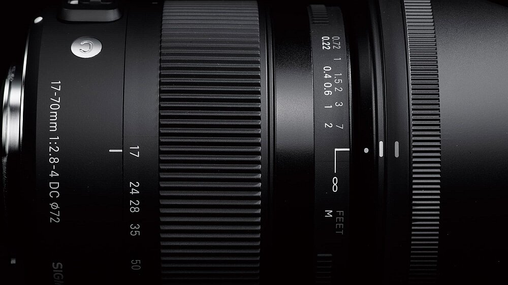 Obiektyw SIGMA Digital C 17-70/2.8-4 DC Macro OS HSM  mocowanie przysłona zdjęcia 