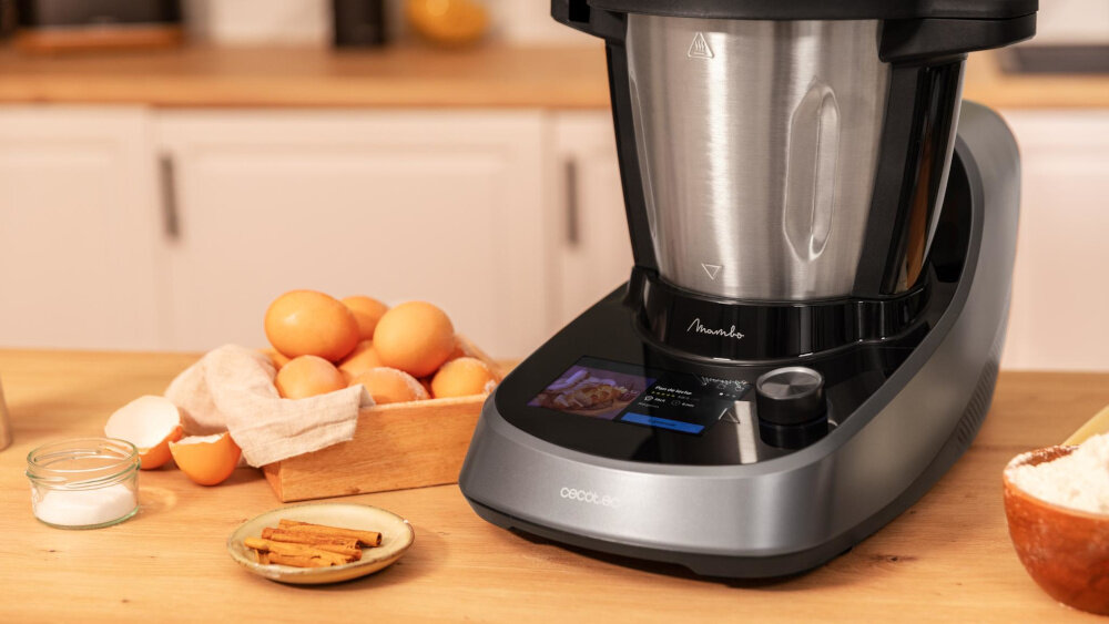 Robot wielofunkcyjny CECOTEC Mambo Touch (WiFi) 1600W z wbudowaną wagą i funkcją gotowania z wbudowaną wagą i funkcją gotowania oszczedz czas jedno urzadzenie wiele mozliwosci