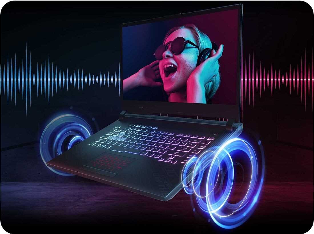 Laptop ASUS Rog Strix G15 G512 - Dźwięk