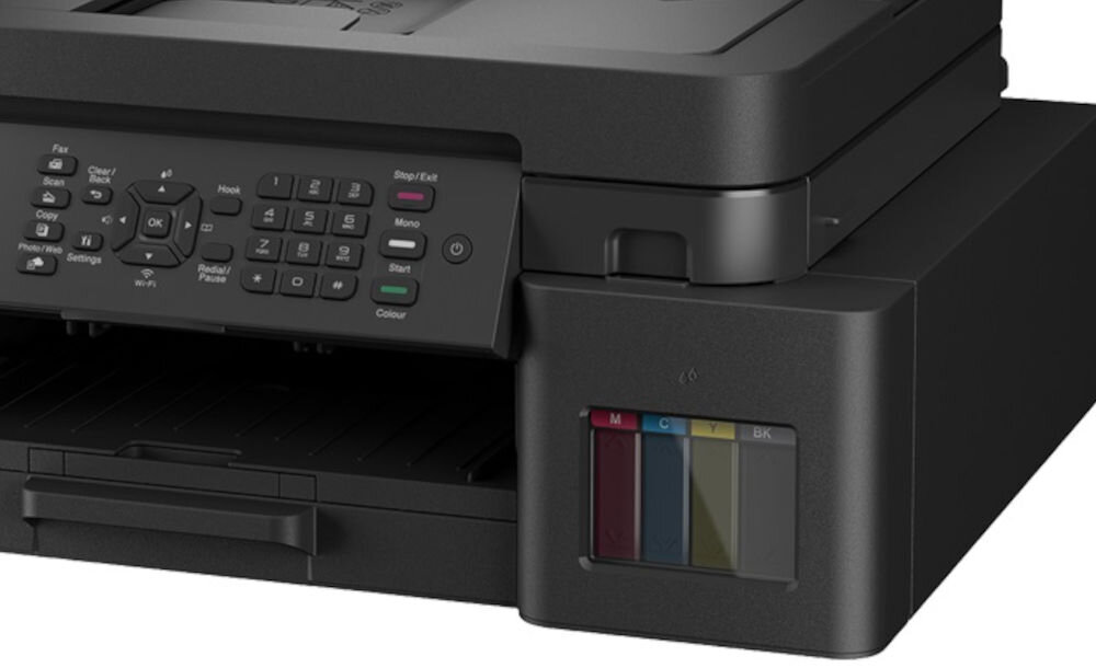 Urządzenie wielofunkcyjne BROTHER MFC-T930DW Druk w kolorze, Automatyczny druk dwustronny, Wi-Fi zbliżenie na okienko z poziomem atramentu wskaźnik atramentu z przodu kontrola zużycia