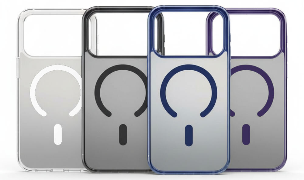 Etui 3MK Frosty MagCase do Apple iPhone 17 Pro Max Fioletowy prezentacja możliwych kolorów etui na jasnym tle bogata gama kolorów połącz bezpieczeństwo z designem wybierz ulubiony wariant