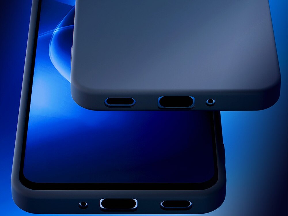 Etui 3MK Hardy Silicone MagCase do Apple iPhone 17 Pro Max Grafitowy antyadhezyjny, hydrofobowy, działanie jak tarcza ochronna