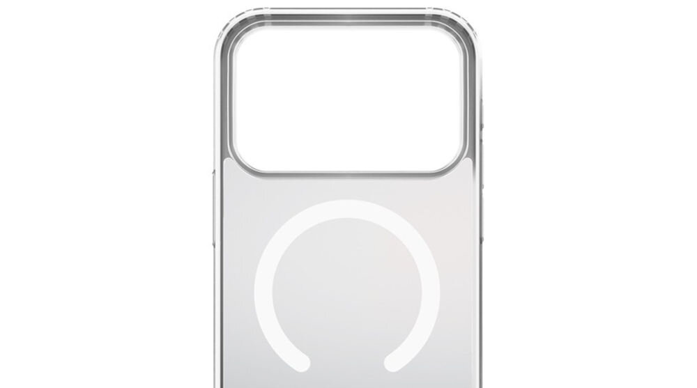 Etui 3MK Frosty MagCase do Apple iPhone 17 Pro Biały prezentacja etui na białym tle zbliżenie tworzywo odporne na przebarwienia zachowanie przejrzystości