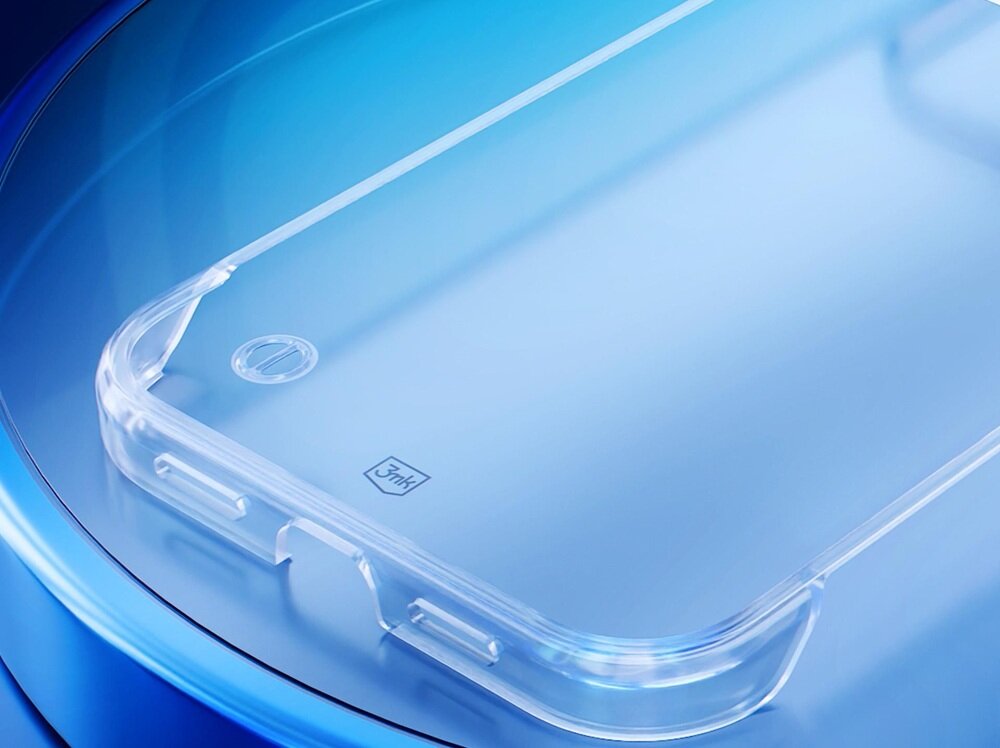 Etui 3MK Just20g Clear Case do Apple iPhone 17 Pro Transparentny rygorystyczne testy MILITARY GRADE, ochrona smartfona