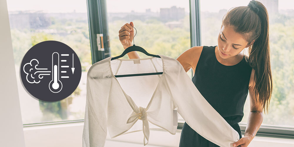 SUSZARKA CANDY AI PRODRY 700 BS H9N2B-S wizualizacja ikona lifestyle front zamknięta delikatne suszenie cykl Warm Dry Pro skutecznie łagodnie