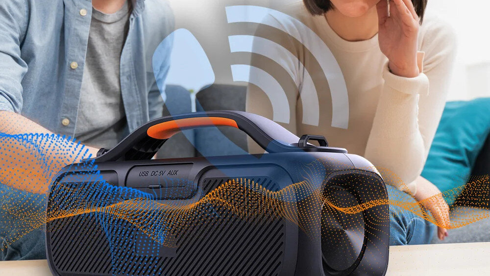 Głośnik mobilny MANTA SPK216  - asystent głosowy