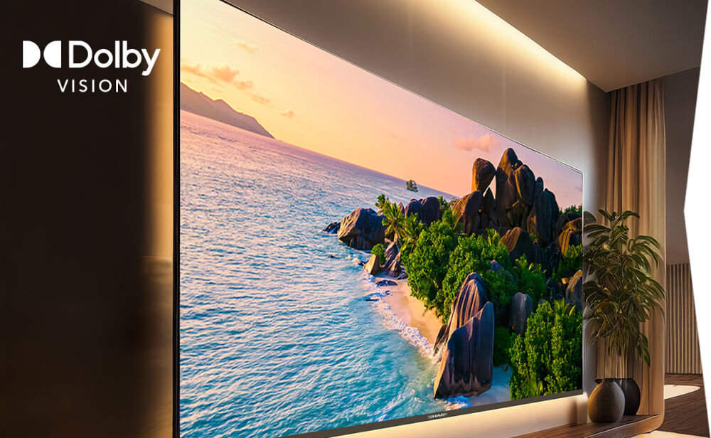 Telewizor SHARP 55GM6141E - Wyjątkowa jakość HDR, Dolby Vision, telewizor zawieszony na ścianie 