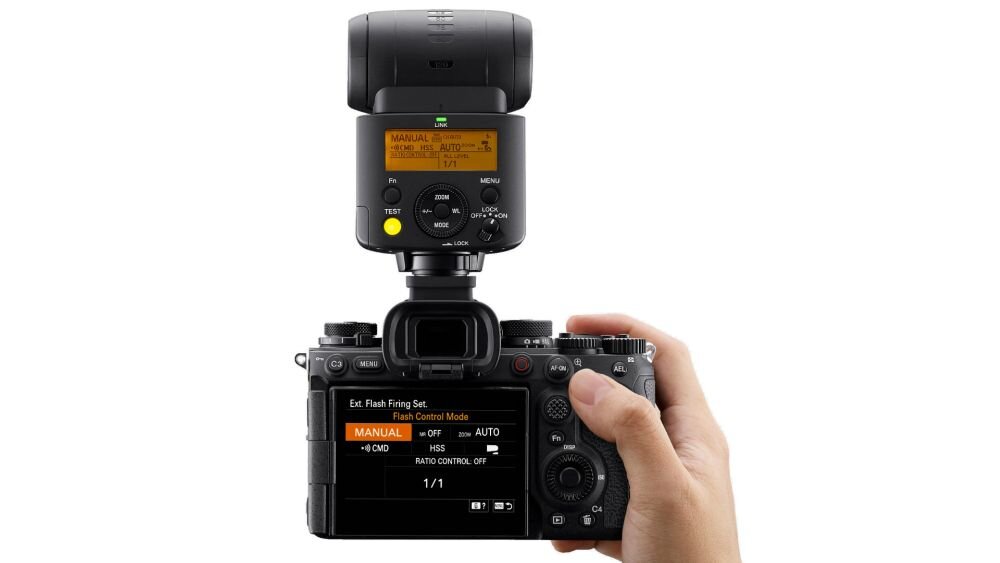 Sony HVL-F46RMA HSS 1/8000 s szybka synchronizacja fotografia ruchu sport i moda błysk
