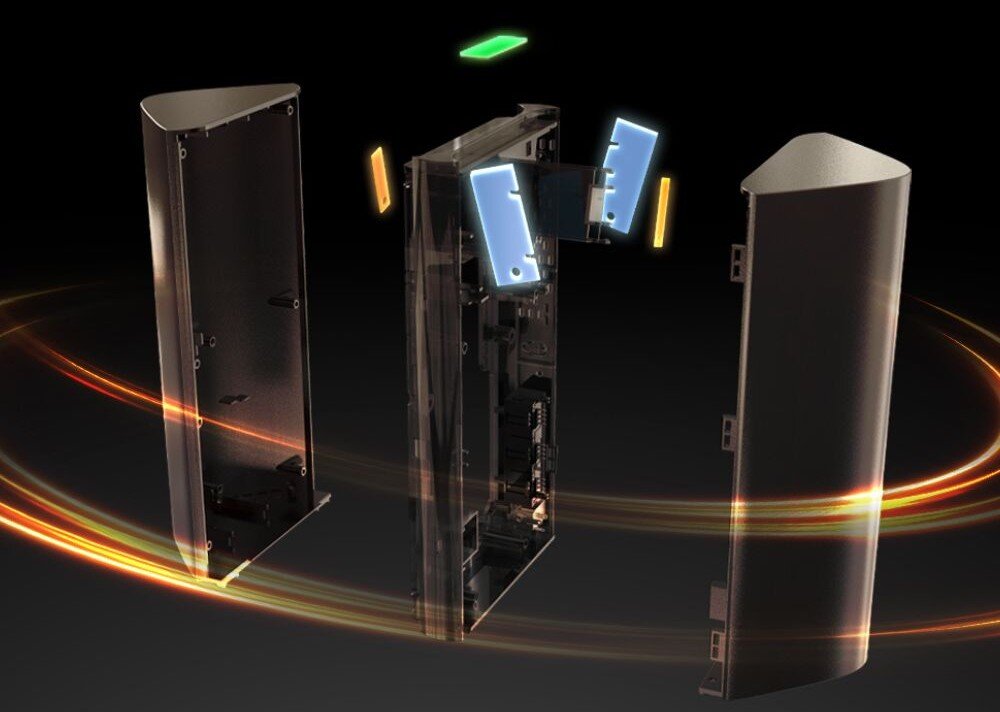 Router TENDA EE3 Pro Przekrój węzła EE3 Pro z anteną międzywarstwową