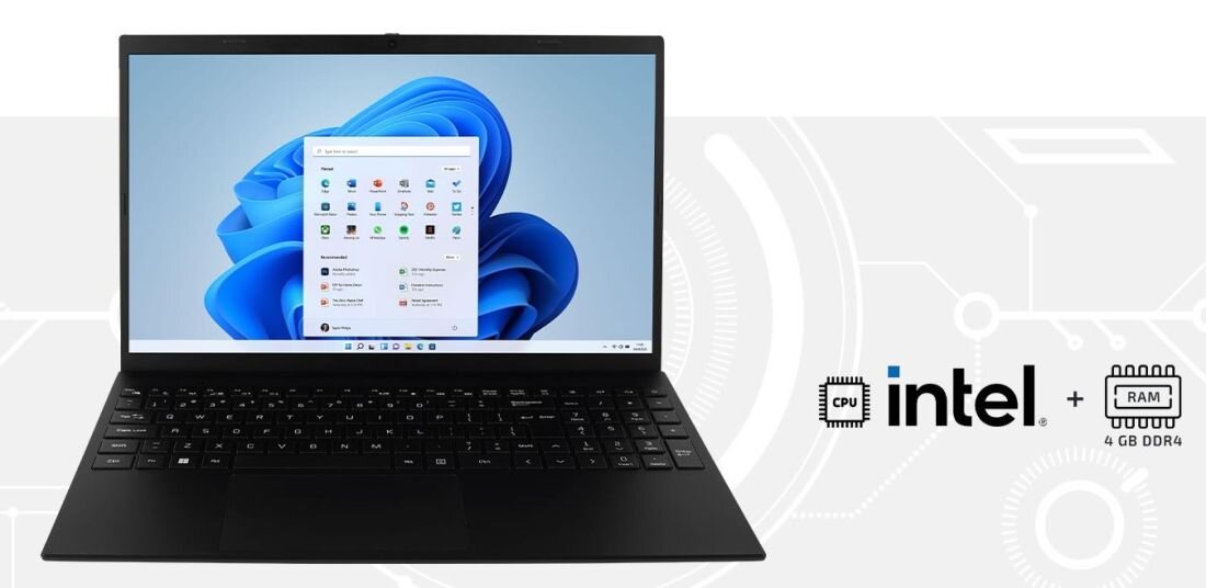 Laptop TECHBITE Zin 5 - Intel Celeron N4020 4 GB RAM DDR4 