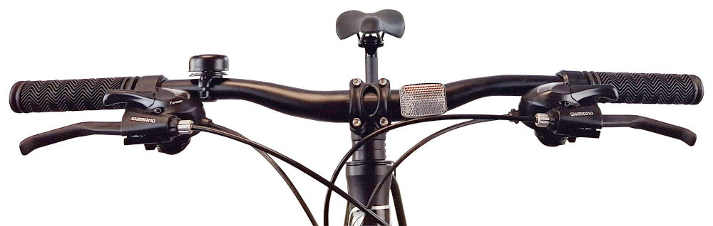 Rower górski MTB INDIANA X-Pulser 1.9 M21 29 cali męski Czarno-Czerwony kierownica na białym tle aluminiowa kierownica aluminiowy wspornik lekkość wytrzymałość ze stopu aluminium sztywność przy niskiej masie waga roweru 15,95 kg odporność na korozję łatwość dopasowania ustawień antypoślizgowy materiał