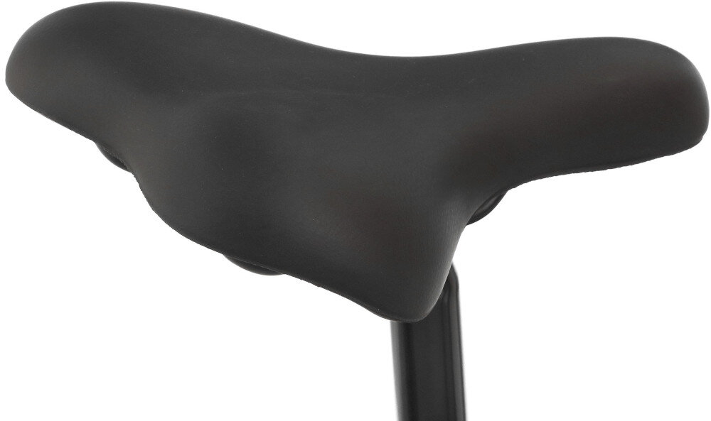 Rower trekkingowy INDIANA X-Road 1.0 D21 28 cali damski Czarno-zielony siodełko na białym tle miękkie okładziny wygodne siodełko prosta sztyca siodełka wytrzymała i trwała siodełko marki KNUSS typu KS7068 nie odkształca się