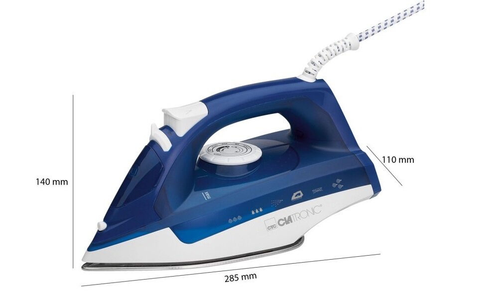 Żelazko CLATRONIC DB 3706 lekosc waga zbiornik na wode