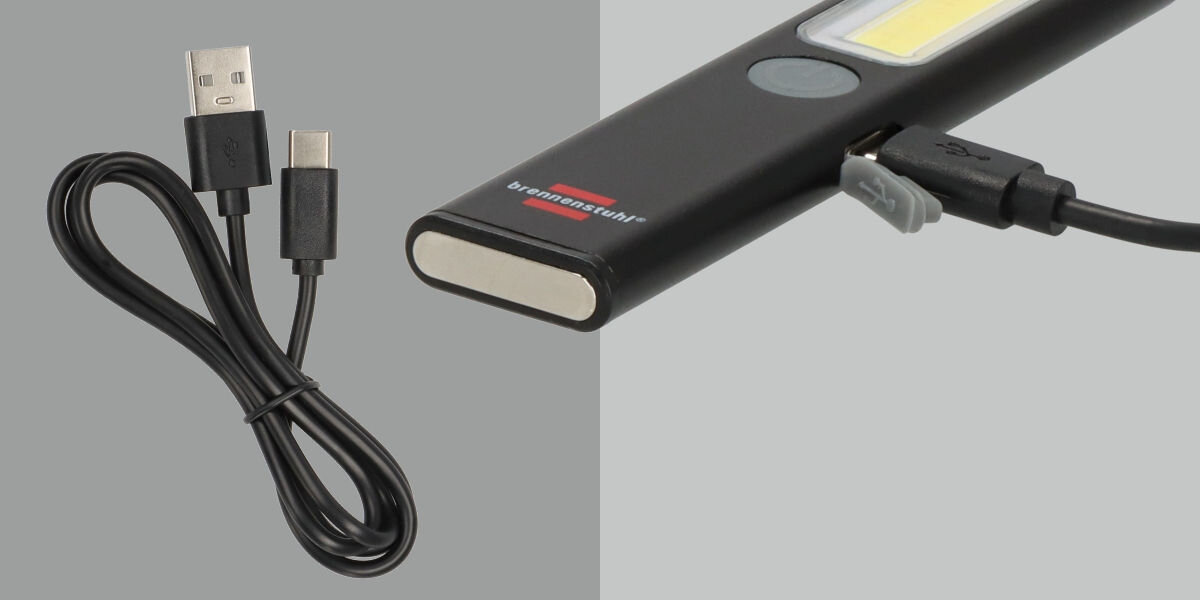 Latarka BRENNENSTUHL LED PL 200 AC  Uniwersalność zasilania