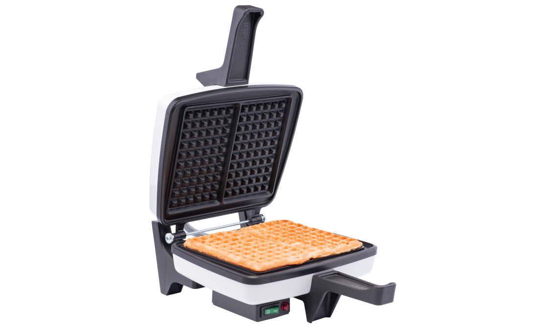 Gofrownica DEZAL 301.4.1 N Biały zdjęcie lifestyle Chrupiące gofry każdego dnia