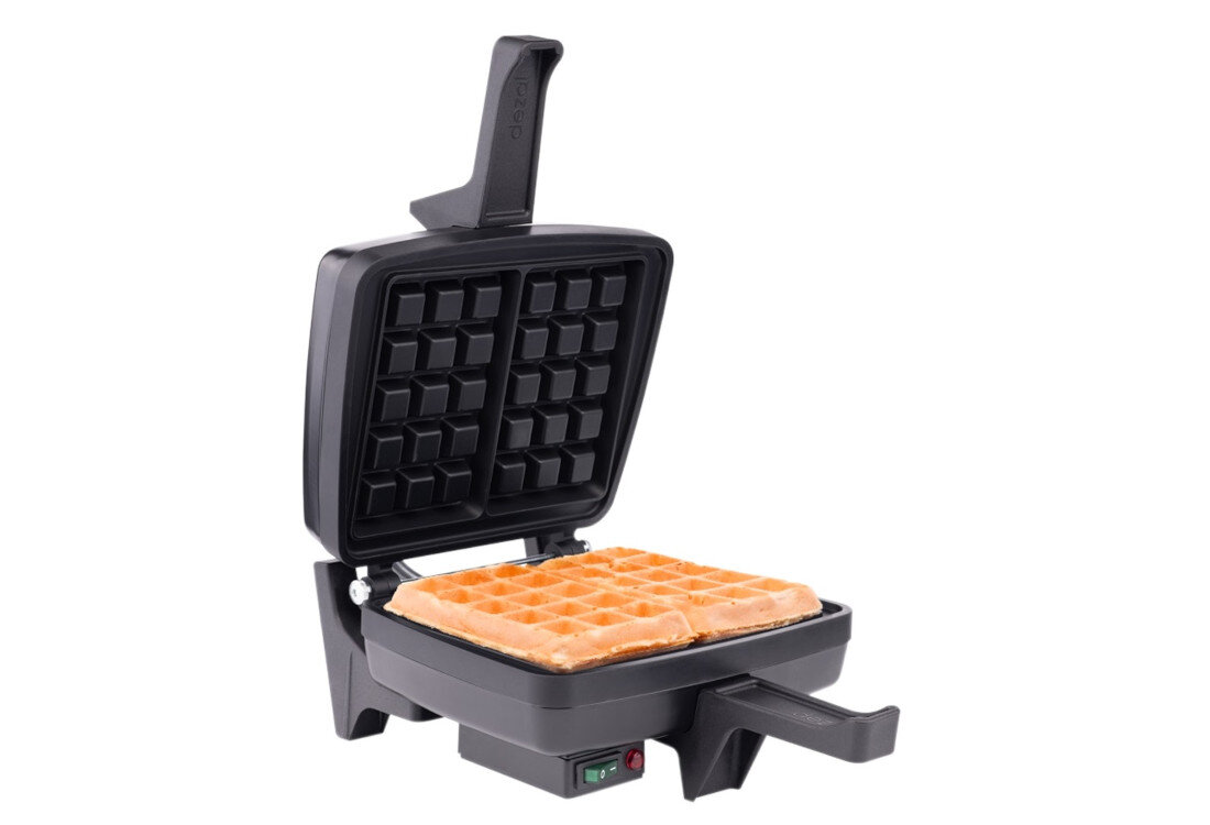 Gofrownica DEZAL 301.6.1 LWN Czarny zdjęcie lifestyle Chrupiące gofry każdego dnia