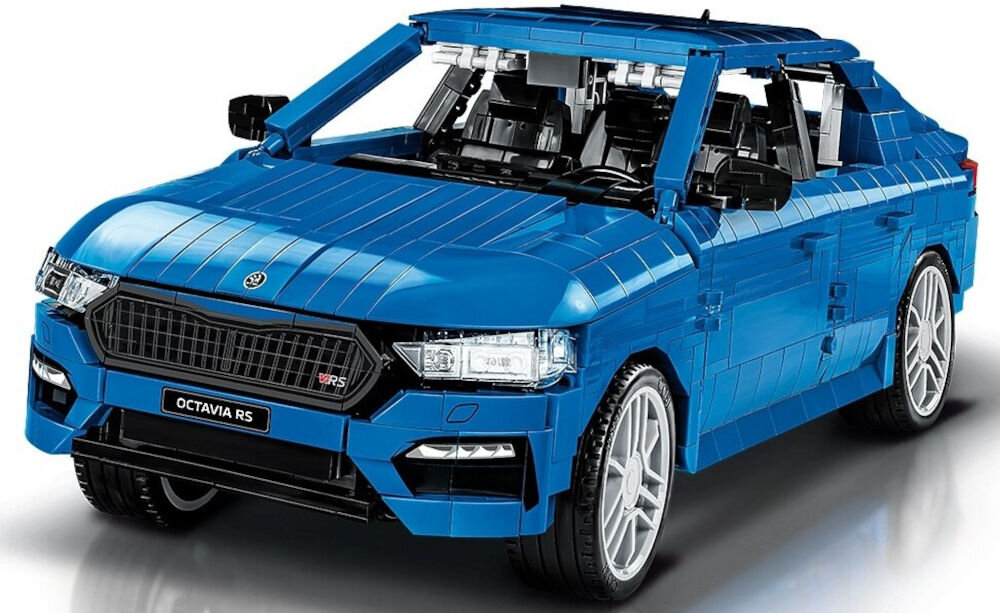 Klocki plastikowe COBI Cars Škoda Octavia RS COBI-24343 dla pasjonata motoryzacji 
