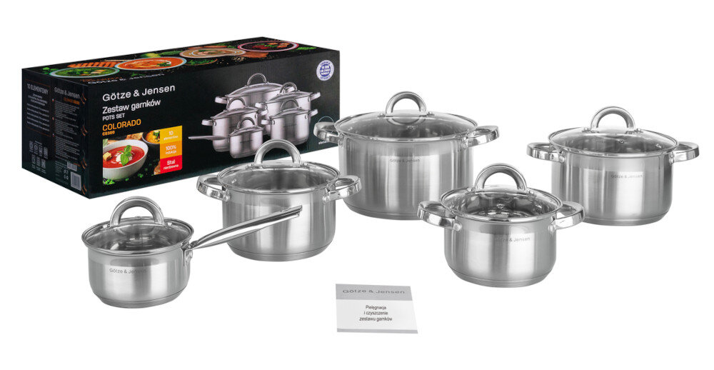 Zestaw garnków GÖTZE & JENSEN CS300 Colorado - Rama